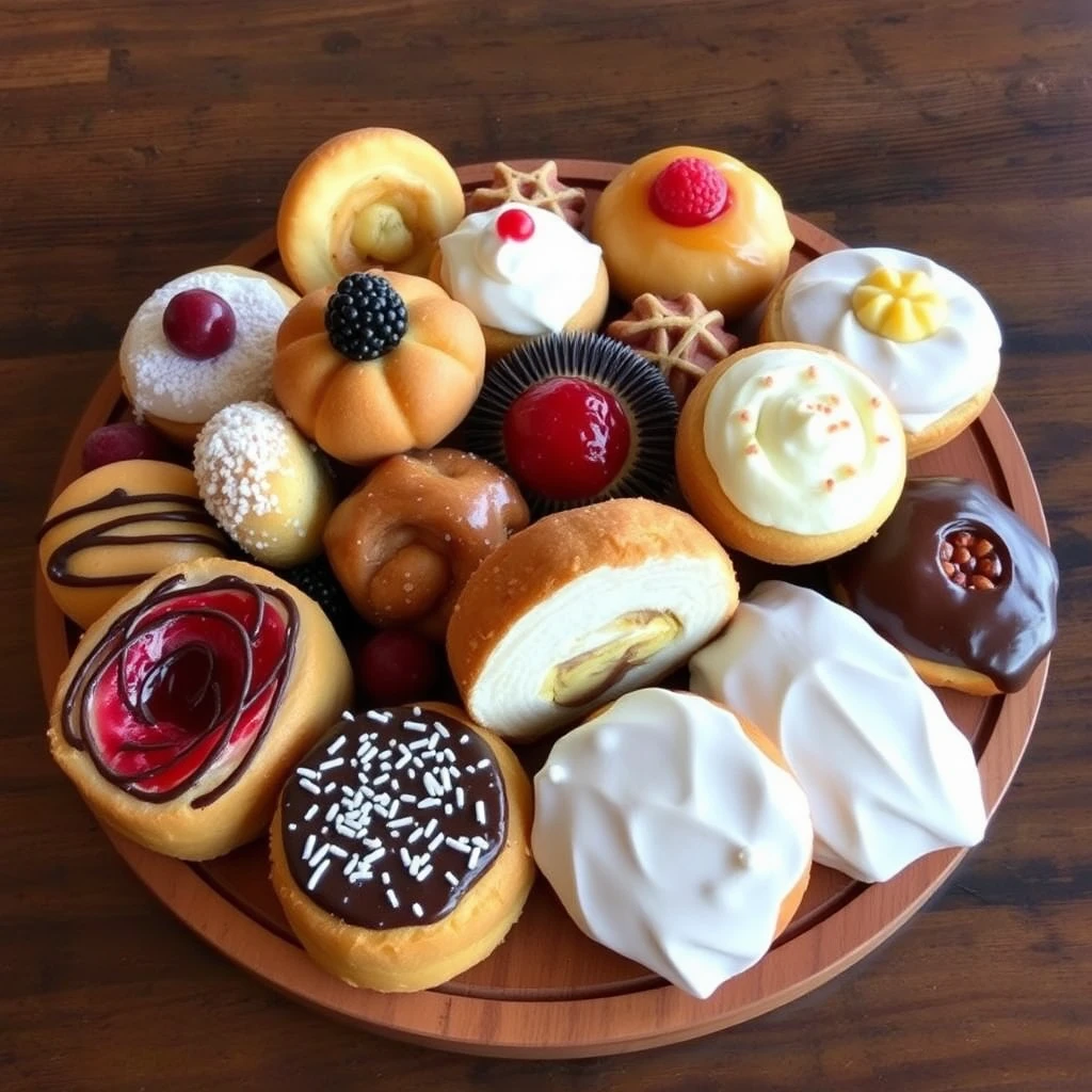 Assorted Italian desserts